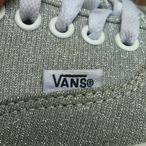 Women's sparkle vans size 8.5